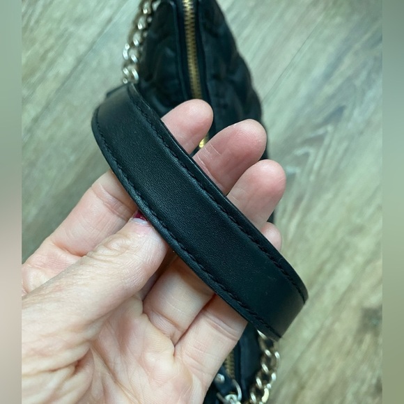 EUC Kate Spade Astor Court Aurelia Quilted Black Leather Handbag - Picture 8 of 13